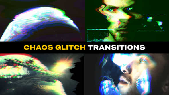 Chaos Glitch Transitions After Effects - VideoHive 52753061