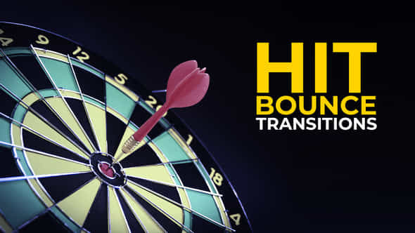 Hit Bounce Transitions - VideoHive 39785745