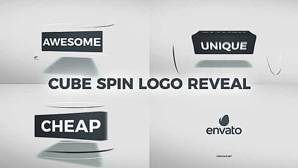 Cube Spin Logo Reveal - VideoHive 20925658
