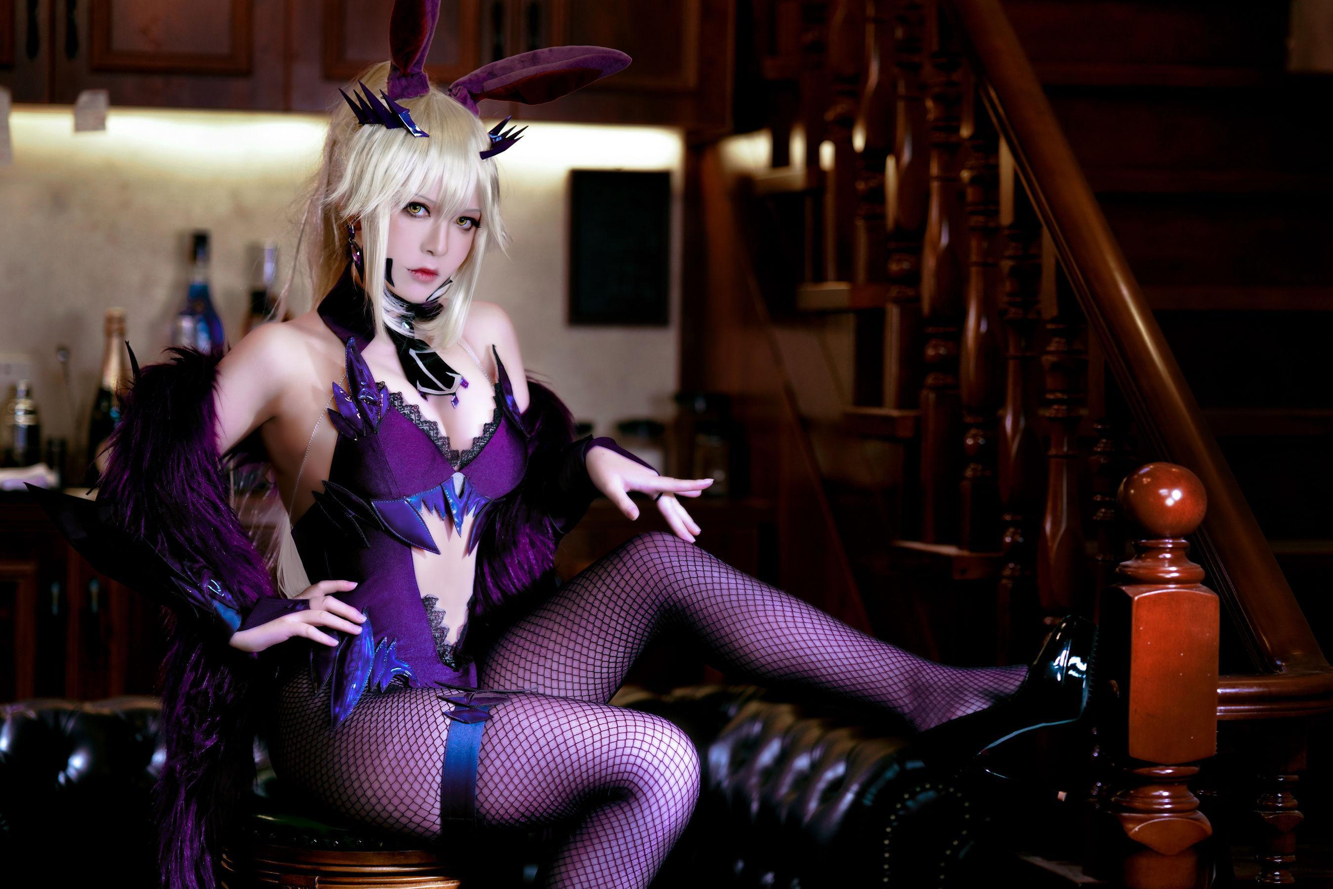 [网红COSER写真] 半半子 – LancerAlter Bunny 套图(5)