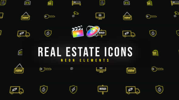 Real Estate Neon - VideoHive 39207700
