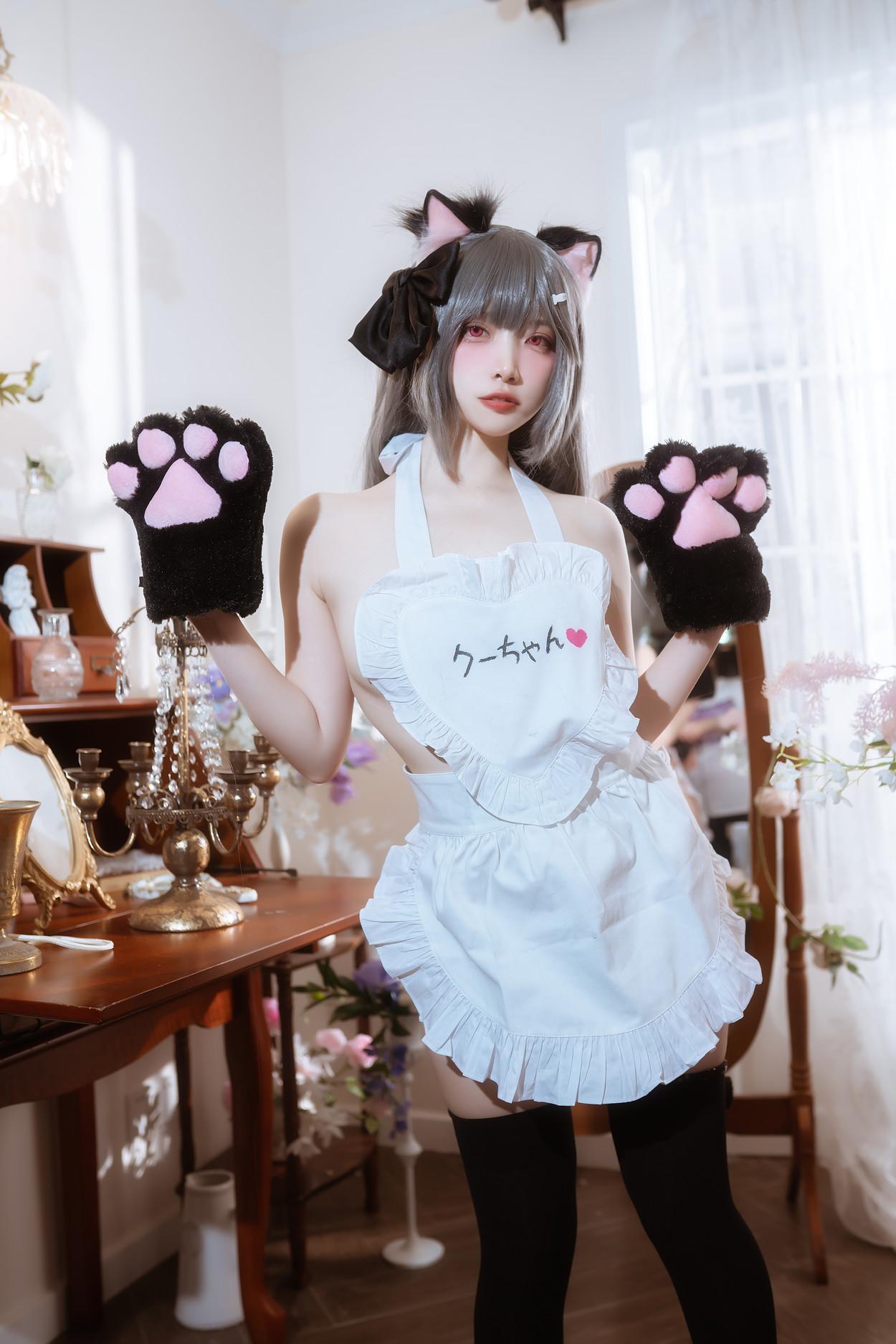 Cosplay 二佐Nisa 碧蓝水星纪念围裙(29)