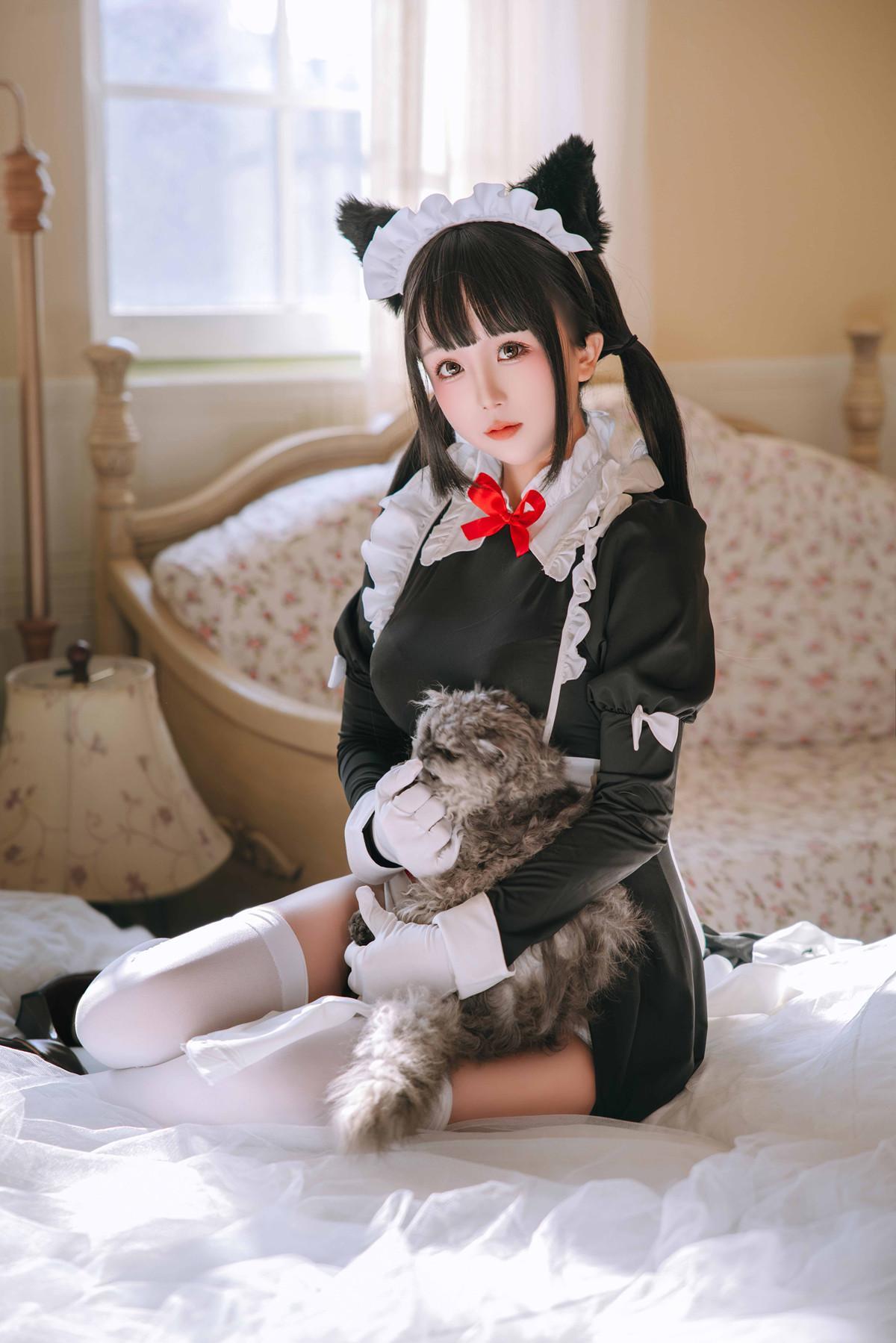 Cosplay Rinaijiao日奈娇 猫娘女仆 Set.01(3)