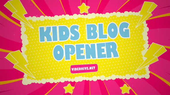 Kids World Video Opener 2 - VideoHive 54412335