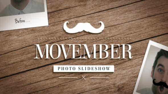 Movember Photo Slideshow - VideoHive 13604017