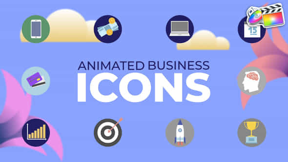 Animated Business Icons - VideoHive 47394531