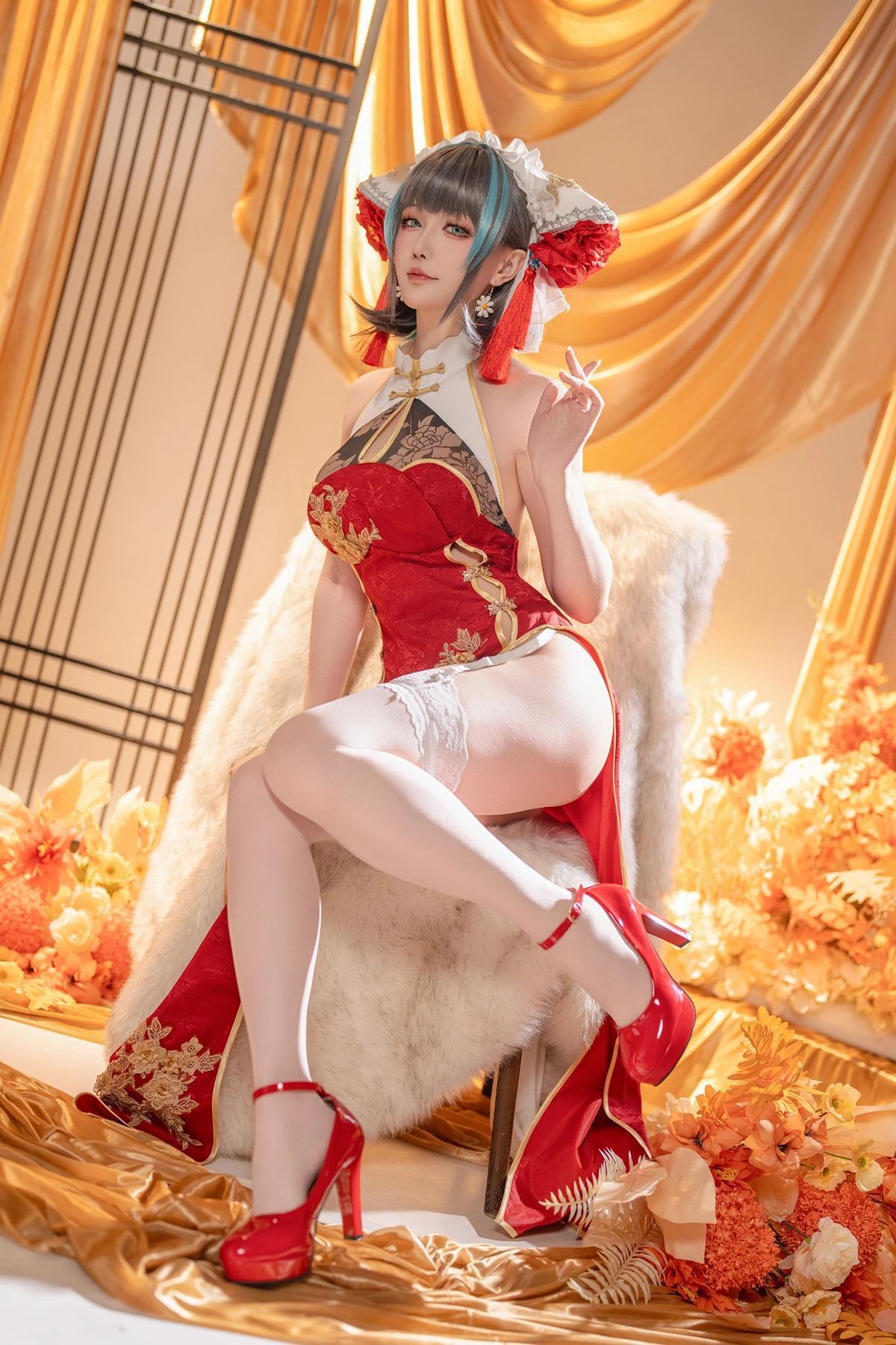 Cosplay 星之迟迟Hoshilily – 碧蓝航线柴郡(6)