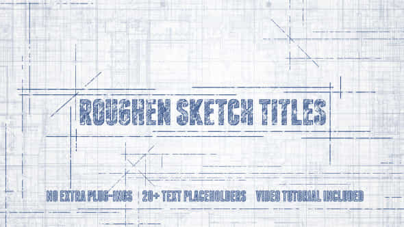 Roughen Sketch Titles - VideoHive 9558852