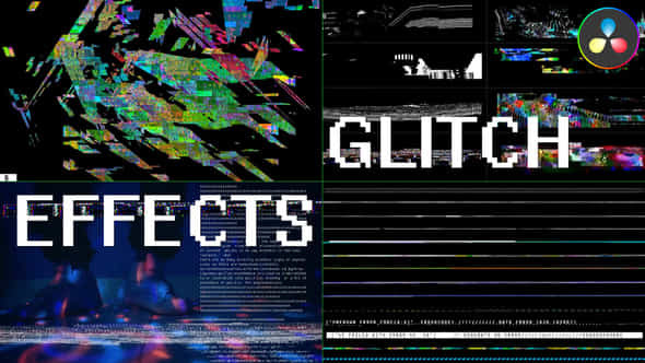 Glitch Effects For Davinci Resolve - VideoHive 50546559