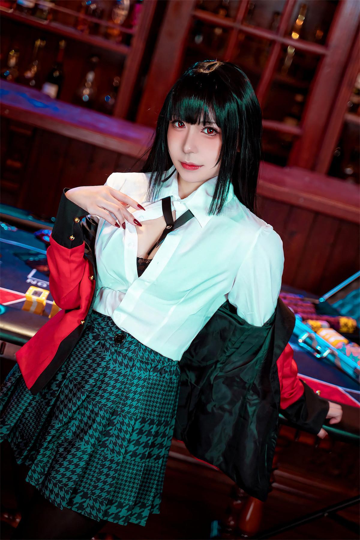 Cosplay 虎森森 蛇喰梦子 Jabami Yumeko(10)