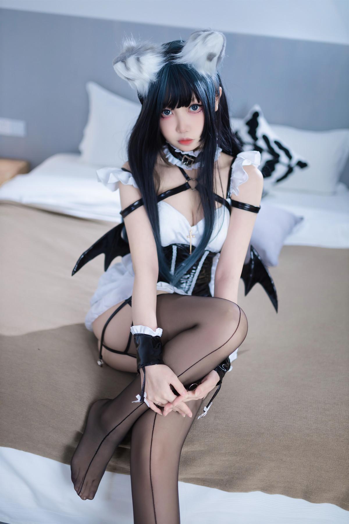 Cosplay 洛桑w伊梓 猫耳小恶魔(9)