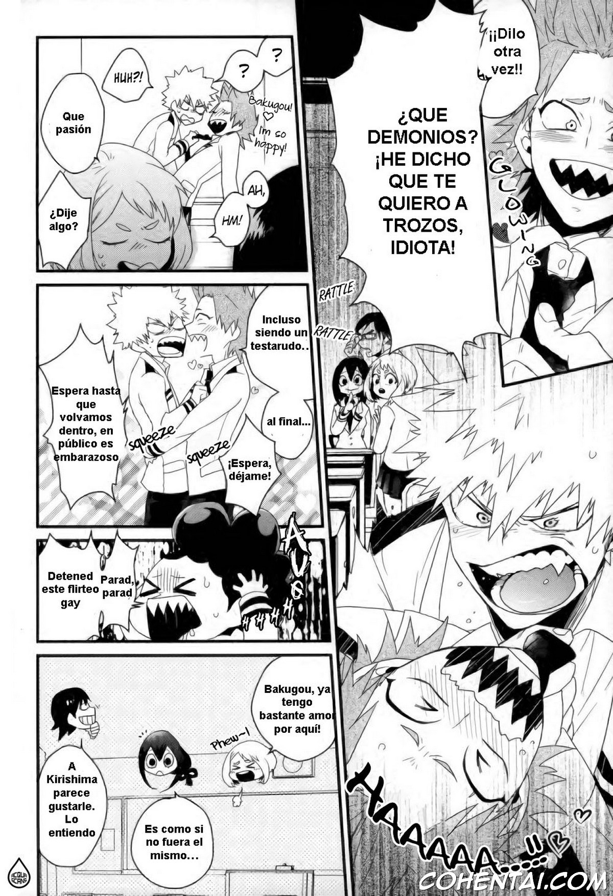 Daisuki Nante Kyou Shika Iwa nee (Boku no Hero Academia) xxx comics manga porno doujin hentai español sexo 