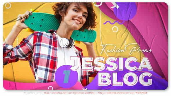 Jessica Blog. Fashion Promo - VideoHive 30470476