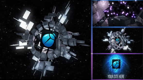 Cubic Planet Logo Reveal - VideoHive 8208779