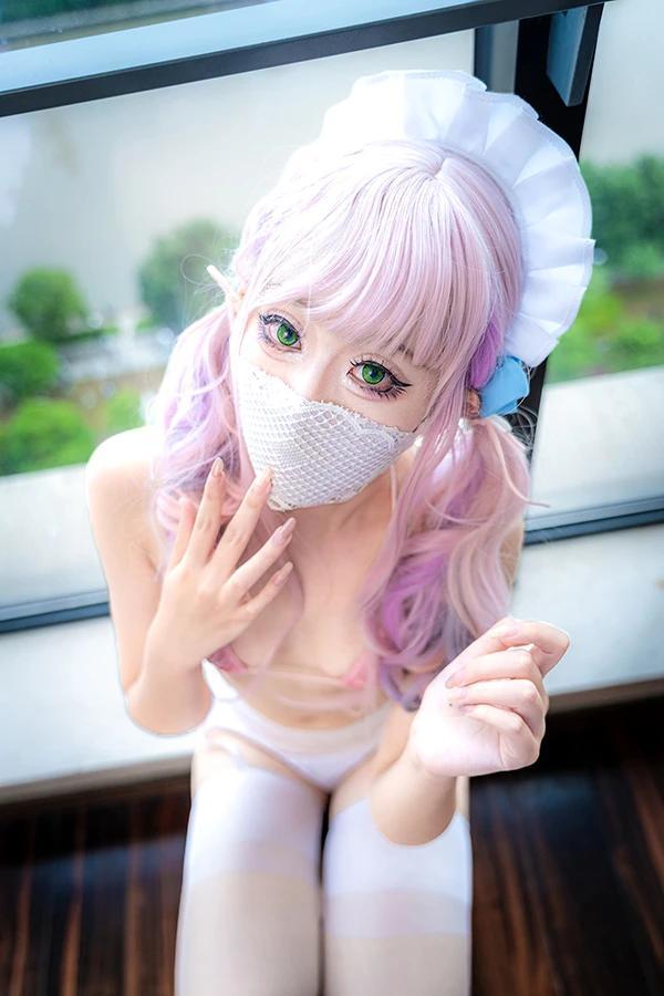 福利姬茶籽ccz D座女仆色色尺度图(25)