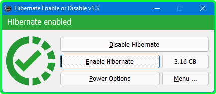 Hibernate Enable or Disable 1.4 Portable XteecW3D_o