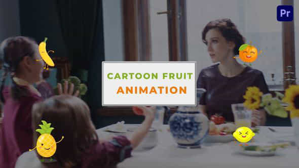 Cartoon Fruit Elements - VideoHive 47354085