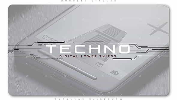 Techno Digital Lower Thirds - VideoHive 20160814