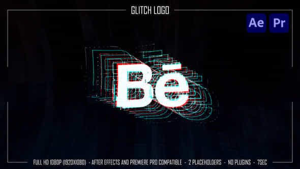 Glitch Logo - VideoHive 34830836