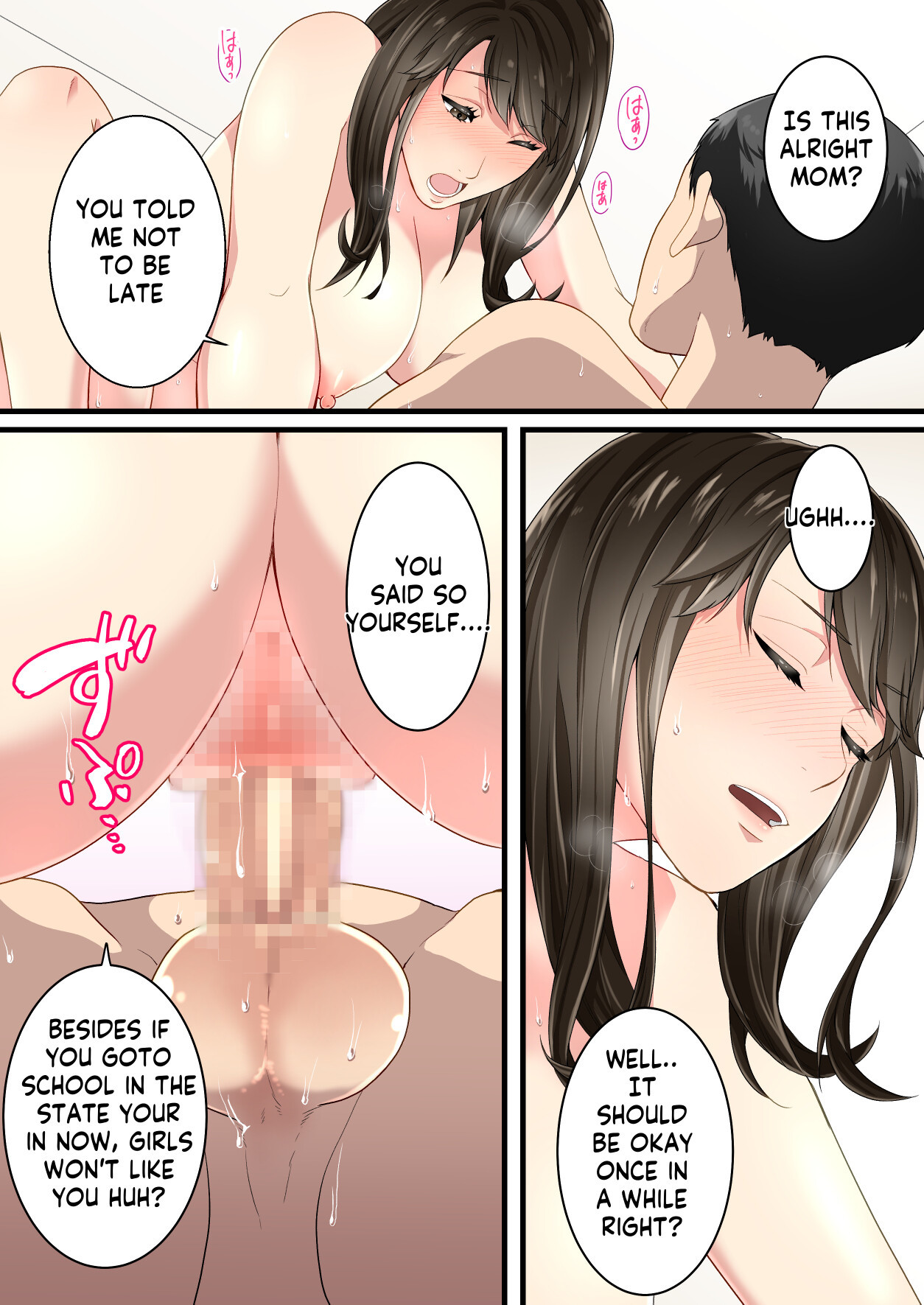 [Yuriko Club] Naka no Warukatta Haha to Musuko ga Amaama Couple ni Naru made  Arguing mother and son who became a loving couple [English] [