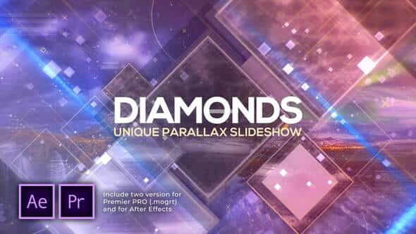 Diamonds Unique Parallax Slideshow - VideoHive 28520468