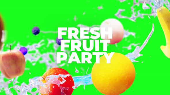 Fresh Fruit Intro - VideoHive 43896873