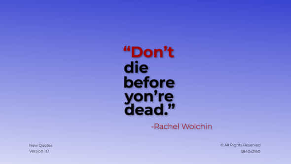 New Quotes - VideoHive 47354833