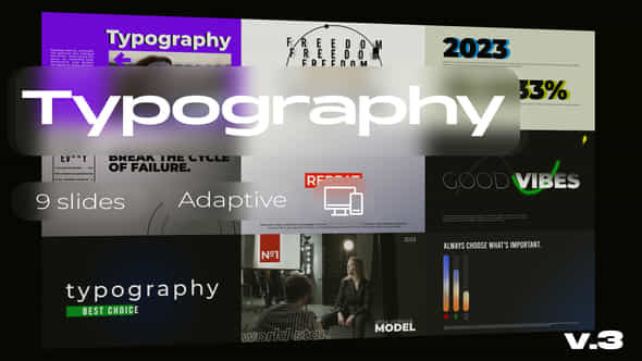 Typography 3 - VideoHive 47519506