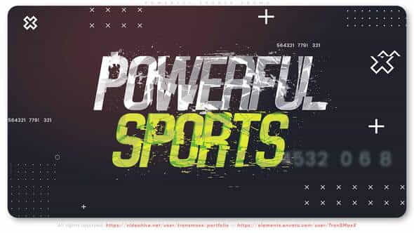 Powerful Sports Promo - VideoHive 29478925