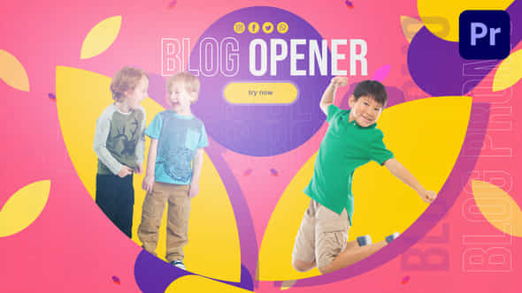 Kids Blog Intro - VideoHive 39562264
