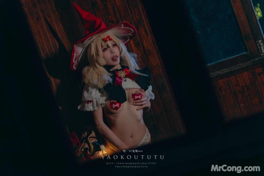 Coser@黏黏团子兔: 琪花星烛·可莉 可莉炸鱼舞 (66 photos )(53)