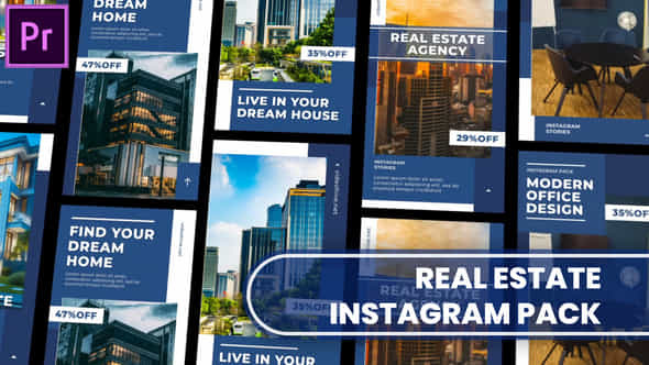 Real Estate Instagram Stories Pack Mogrt For Premier Pro - VideoHive 51550070