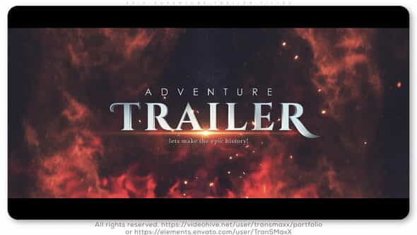 Epic Adventure Trailer Titles - VideoHive 25921858