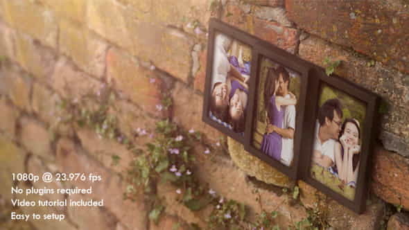 Photo Frame for Three Romantic Pictures | Miscellaneous - VideoHive 4655318