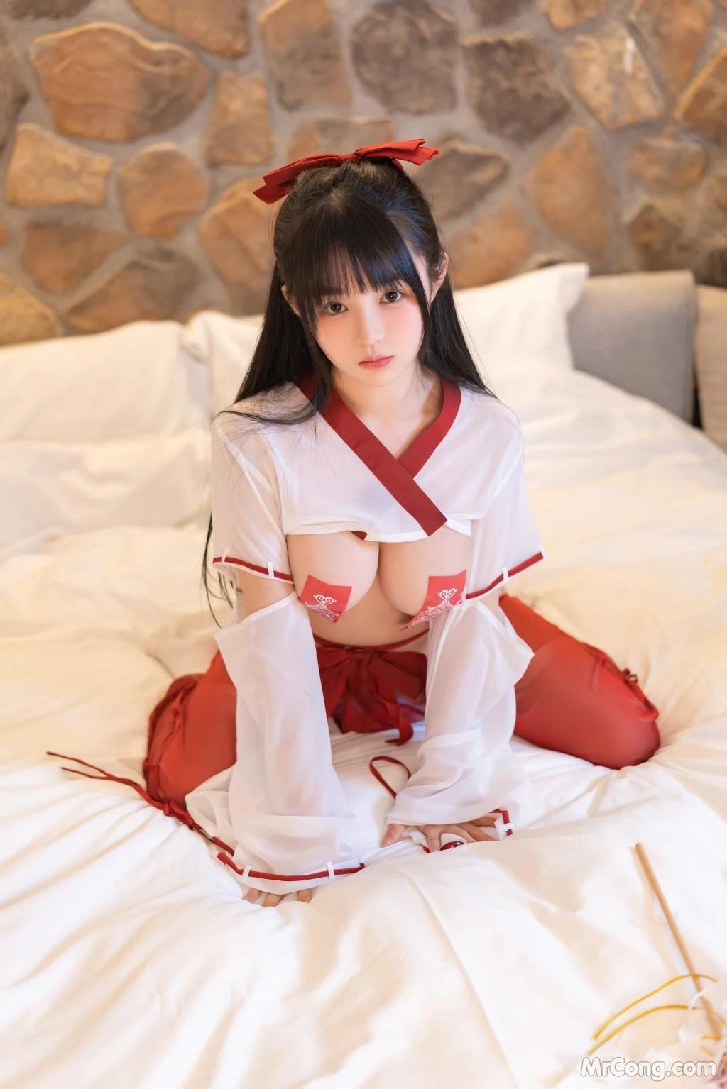 Coser@桜井宁宁 Vol.078: 巫女 (48 photos)(6)