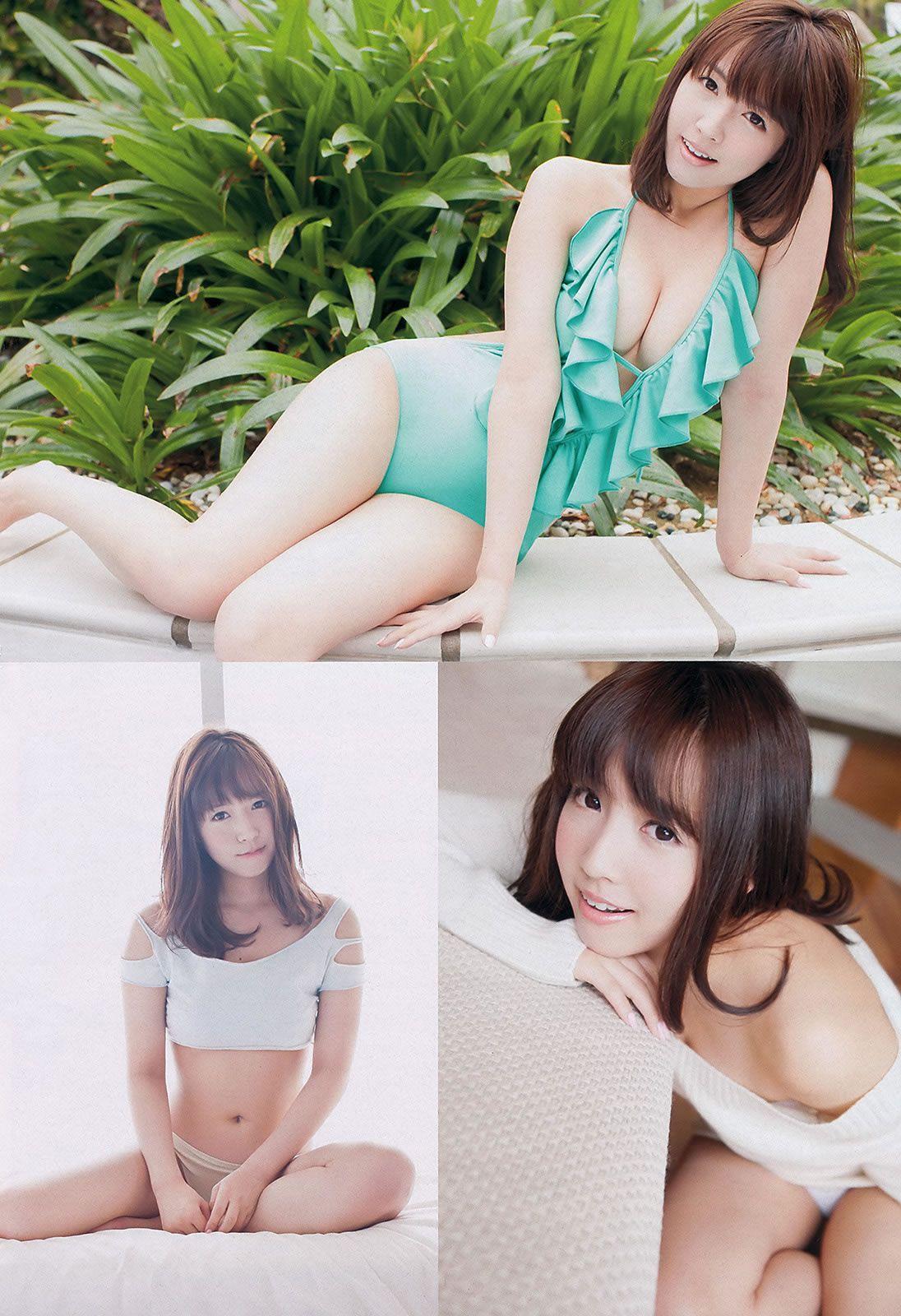 鬼头桃菜 上西恵 永尾まりや 川栄李奈 坛蜜 鈴木ちなみ 最上もが 林さやか [Weekly Playboy] 2013年No.23 写真杂志(3)