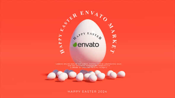 Happy Easter Logo V2 - VideoHive 50887115