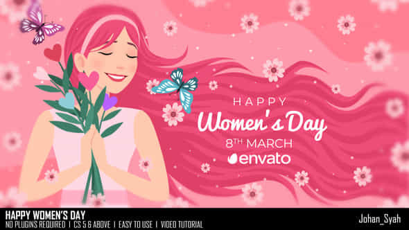 Happy Womens Day - VideoHive 50756852