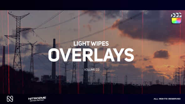 Light Wipes Overlays Vol 03 For Final Cut Pro X - VideoHive 50159110