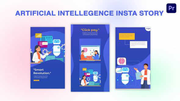 Artificial Intelligence Instagram - VideoHive 44604382