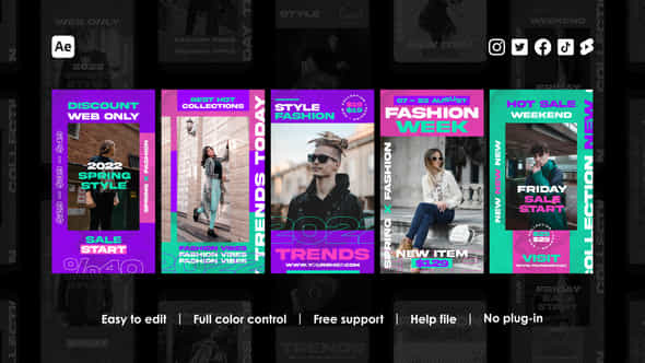 Fashion Instagram Stories - VideoHive 42882576