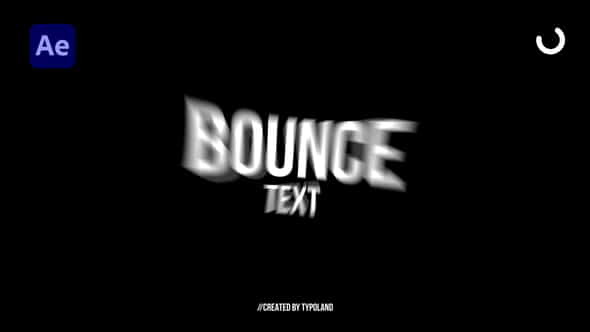 100+ Bounce Text Animations - VideoHive 36399259