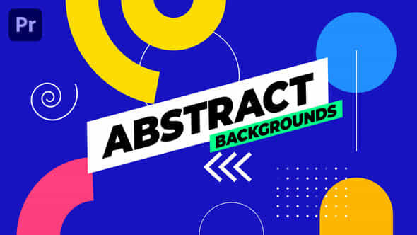 Geometric Abstract Backgrounds - VideoHive 53331100