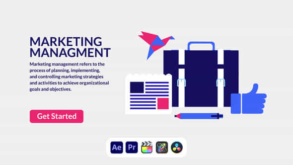 Marketing Management Design Concept - VideoHive 50691265