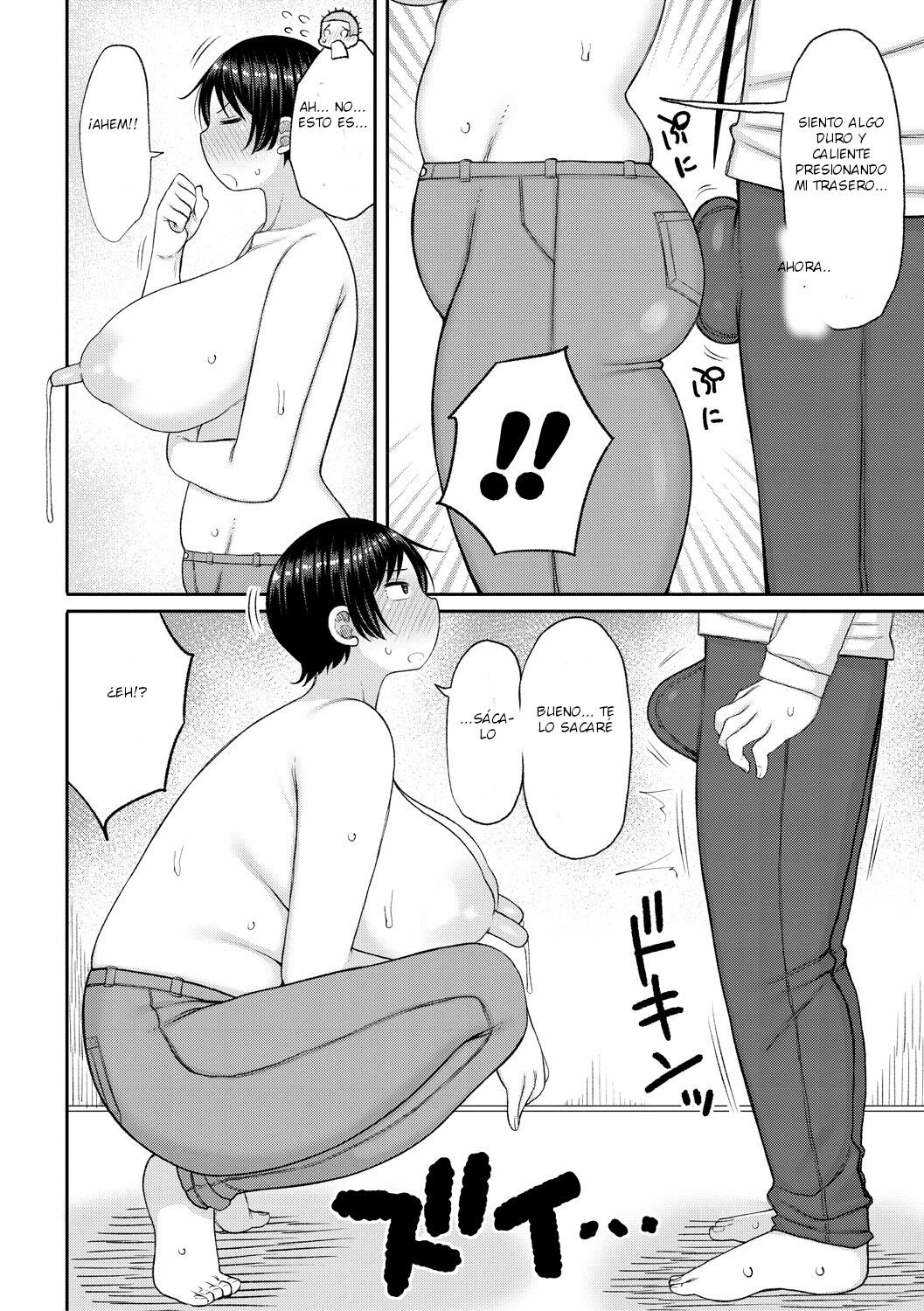 [Nagaikusa] Días de ordeñar la leche de mamá... (Haramitagari na Hahaoya) [Spanish] [Digital]