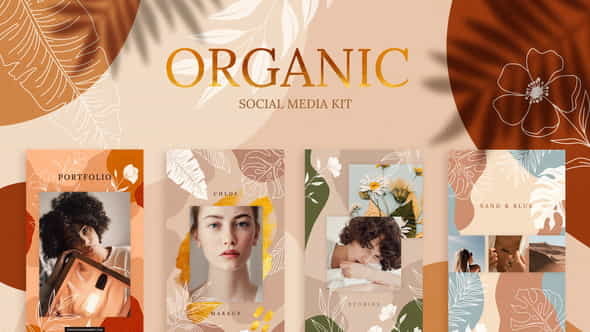 Organic Social Media Kit - VideoHive 30255928