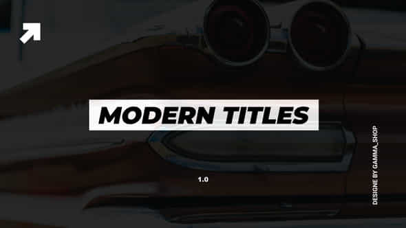 Modern Titles - VideoHive 35862984