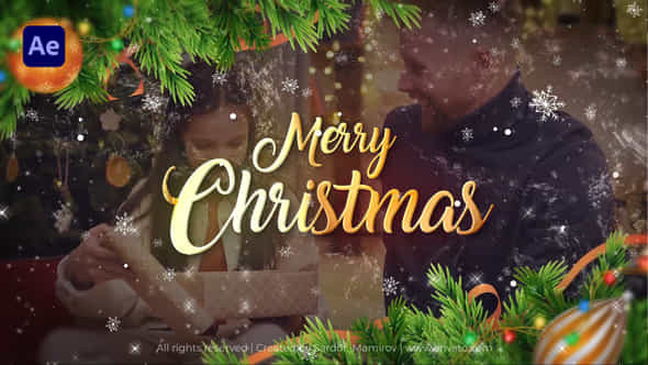 Merry Christmas Slideshow - VideoHive 48694159