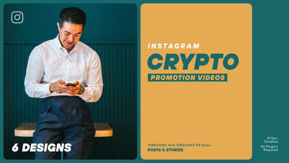 Crypto Instagram Promotion - VideoHive 37383105