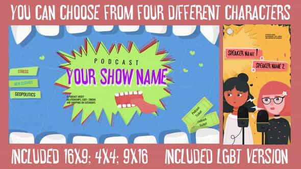 Podcast Show Intro - VideoHive 48514133